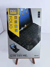 ZAGGkeys Folio Bluetooth Keyboard Case for iPad Mini Full Body New  picture
