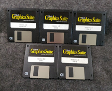 HiJaak Graphics Suite 3.0, Draw/TouchUp/Pro/Browser, INSTALL DISKS 1-5 (C19B2) picture