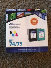 Inkjet Cartridge Dataproducts FOR HP74 HP75  BLACK & TRICOLOR C4240 C5580 —1008 picture