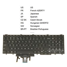 Keyboard for DELL Latitude 5500 5501 5510 5511, Precision 3540 3541 3550 3551 picture
