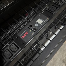 APC AP7869 METERED RACK PDU 208V 30-OUTLETS 14.4 KVA UPS POWER / USED picture
