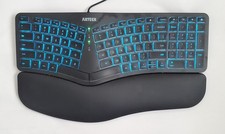 Arteck (HA315B) Split Design Ergonomic Backlit USB Wired Keyboard w Cushion  picture