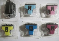 Set 6 NEW Genuine SEALED HP 02 Inkjet Cartridges K C M Y LC LM NO BOXES picture