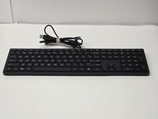 HP VINTAGE HSA-D004K OEM USB Slim Wired Keyboard White / Free Fast Shipping. picture