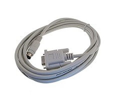 RS232 DB9 Serial Programming Cable for Allen Bradley AB Micrologix Series White picture