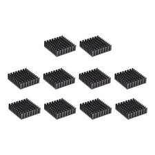 Electronic Radiators Heatsink for MOS GPU IC Chip Black 35 x 35 x 10 mm 10pcs picture