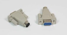 PS/2 Mouse to DB9 Serial Port Adapter Adaptor Female to Female - 2 Pack picture