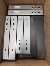 Untested LOT OF 10x StarTech DK30C2DPEP Laptop Docking Station – Mixed Models picture