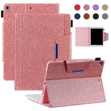 For iPad 10.2 8th/7th Gen/ Air 3 Glitter PU Leather Magnetic Flip Stand Case picture