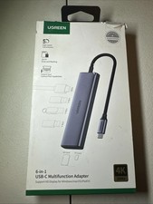 UGREEN 6-in-1 USB-C Multifunction Adapter Windows/macOS/iPadOS High speed 5G picture