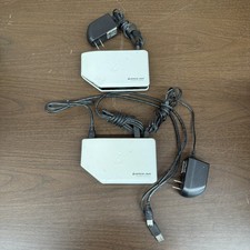 Lot of 2 IOGEAR MiniHub 7-Port USB 2.0 Hub Model GUH284R Missing Cords  picture