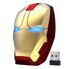 ECOiNVA Wireless Iron Man Mouse Noiseless Silent Laptop PC Mouse Computer Mice picture