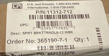 CHATSWORTH CPI Triangular Support Bracket #11312-712 - New, Open Box picture
