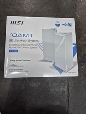 MSI Roamii BE Lite Mesh System 2 Pack (WiFi 7 BE 5000 Up to 5,800 sq.ft.Coverage picture