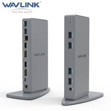 DisplayLink Laptop Docking Station USB C Dock Dual 4K@60Hz for Windows MacOS picture