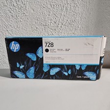 HP DesignJet 728 Matte Black Ink Cartridge – 300ml (F9J68A) Exp 01/2027 picture