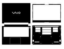 KH Carbon fiber Laptop Sticker Skin Decal Cover Protector for SONY VAIO FH14 14