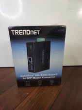 TRENDNET HARDENED INDUSTRIAL 100/1000BASE-T TO SFP MEDIA CONVERTER picture
