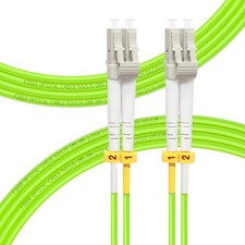 LC to LC Fiber Patch Cable OM5 Multimode 5M 16ft Network Cord Connection picture