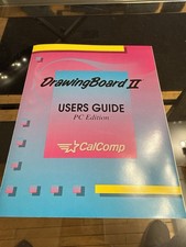 CalComp DrawingBoard II Users Guide PC Edition Vintage CAD Manual picture
