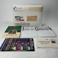 Parsons Technology It’s Legal Version 3.0 PC 1992 5.25” Floppy Disks picture