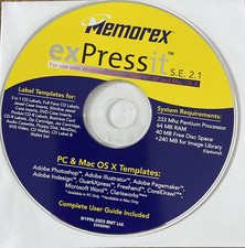 Memorex ExPressIt PC CD Rom Software picture