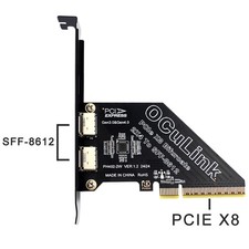 PHDK PCIe X4 X1 X8 X16 4.0 Oculink SFF8611&8612 expansion card picture