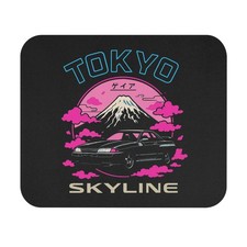 Skyline R32 GT-R Mouse Pad Tokyo JDM Retro Desk Mat Gift for Car Fans picture