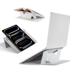 MOFT Invisible Laptop Stand for Desk, Stick-Free Tablet and Computer Stand Gray picture