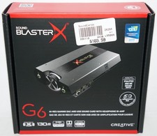 New Creative Sound BlasterX G6 USB-C External Hi-Res Gaming DAC & Card Xamp Head picture