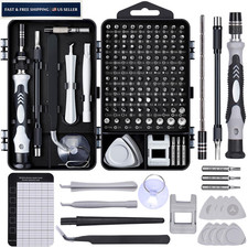 SHOWPIN Precision Computer Screwdriver Kit: 122PCS Small, Gray-122pcs-1pack picture