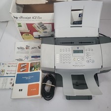 HP OfficeJet 4215v All-In-One Printer Scanner Fax Copier w/ Box Powers On picture