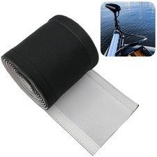 Neoprene Cable Sleeve 60 Inch Trolling Motor Wire Protection Black White picture