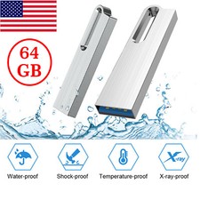 Graduation Gift 64GB USB 3.0 Flash Drive Metal Memory Stick Thumb Pen Drive Lot picture