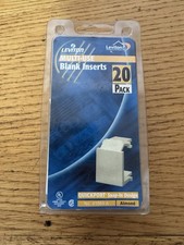 Leviton 41084-A Quickport blank inserts 20-Pack picture