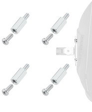 3IDEE VESA Spacer Set - Screws M4-15mm Distance M4x15mm, Silver/Metallic picture