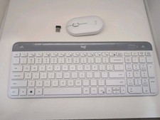 Logitech MK470 Slim Wireless Keyboard and M340 Mouse Combo W/Dongle - White picture