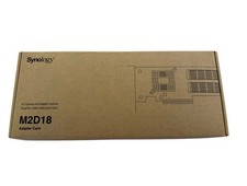 Synology M2D18 Dual M.2 NVMe / SATA SSD PCIe Card (M.2 drives not included) picture