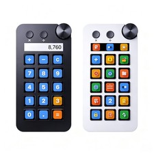 AI 15-Key LCD Stream Dock Knob Programmable Macro Pad for Windows Mac OBS Studio picture