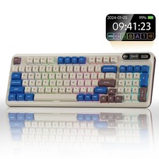 KZZI Z98 Wireless Mechanical Keyboard, Smart Display and Knob, BT5.0/2.4GHz/U... picture