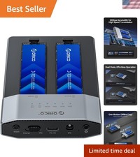 High-Speed 20Gbps NVMe Dock with Toolless SSD Swapping & Offline Cloner picture