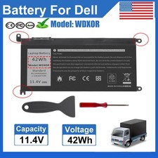 Battery For Dell Inspiron 15 5567 5568 13 5368 7368 7569 7579 Series WDX0R WDXOR picture