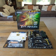MSI Z77 MPower MS-7751 Motherboard LGA 1155 w/ Intel i7-2600k + 4x DDR3 RAM 4GB picture
