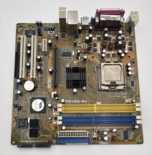 ASUS P5VDC-MX MicroATX LGA775 DDR SDRAM Motherboard w/ Installed Intel CPU picture