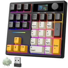 BOYI TD31Pro Mechanical Numpad,Mini Keyboard with Screen&Knob,Bluetooth5.0/2.... picture