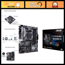 AMD Micro ATX Motherboard B550M WiFi 6 PCIe 4.0 DDR4 HDMI 2.1 RGB Header picture