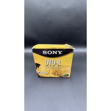 Sony DVD-R 4.7GB 120 Min 1x-16x AccuCORE Blank Recordable Discs Lot of 7 picture
