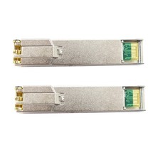 2Pcs 1000BASE-T Gigabit SFP to RJ45 Copper Ethernet Modular Transceiver picture