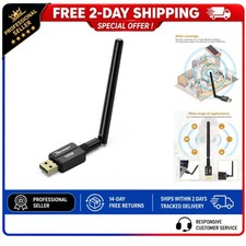 Techkey USB Bluetooth 5.3 Adapter for Desktop PC, Long Range 300ft Mini Dongle picture
