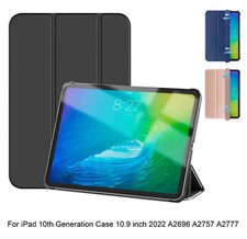 For iPad 10th Generation Case 10.9 inch 2022 A2696 A2757 A2777 Slim Tablet Cover picture